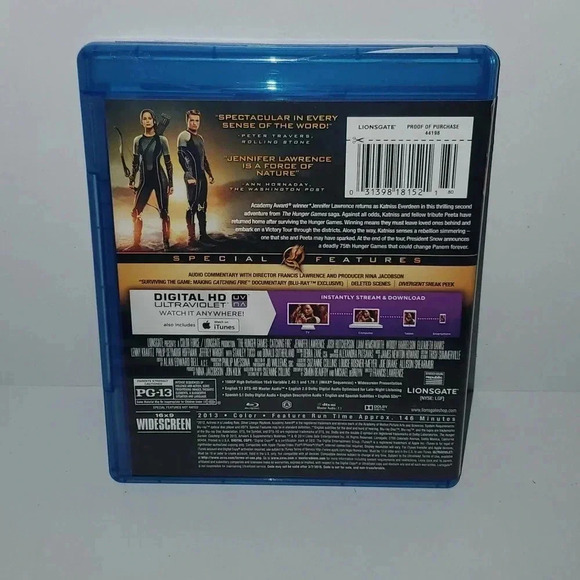 The Hunger Games: Catching Fire (DVD / Blu-ray Combo + Digital Copy) - Picture 2 of 3